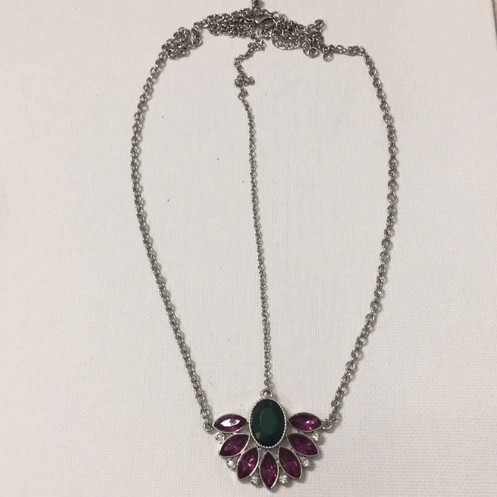 ✨Jewel Head And  Necklace Silver Chain✨